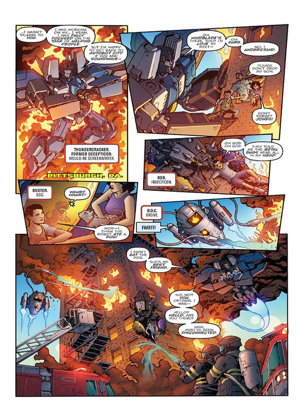 The Transformers Revolution Issue 1 Three Page ITunes Preview  (3 of 3)